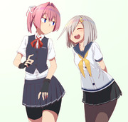 ぬいぬいと浜風