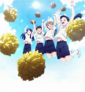 【素材】明日ちゃんのセーラー服(71)　応援してたんだ！（きららジャンプ）