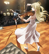 【素材】明日ちゃんのセーラー服(76)　こうして私がまた弾くことが楽しいと思えたのは・・・