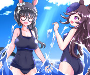 ロブロイとライスの水着