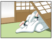 お寺の前のヤマビコさん　・６２日目