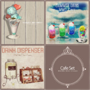 【MMD】カフェセット【アクセサリ配布】