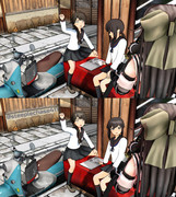 サボりがばれた芋艦。