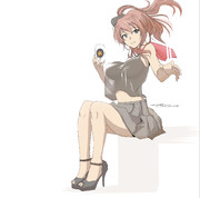 こっちで飲みましょ。