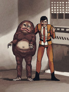 サク山チョコ次郎と科学特捜隊員