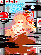 【支援絵】意識の扉を解放した琴葉茜（ずん子と茜とレトロゲーム）