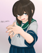 ｡-ω-)My sweet Isonami…