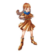 【DQ絵】かわのドレスを装備したアリーナ姫♪