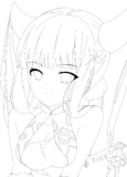 楊貴妃 線画