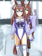 最先端ファッションを取り入れたトレセン学園