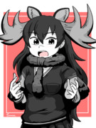 ヘラジカ けものフレンズ ニコニコ静画 イラスト