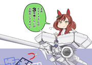 ウマ娘一コマ漫画「3の似合う女」