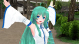 早苗さんになんとなくポーズを取ってもらった