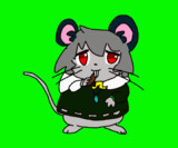 餌を食べるNYN姉貴