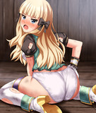 お尻周りをひん剥かれたサレン