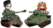 WoTゆっくり実況Vol.40にて使用したSD戦車絵