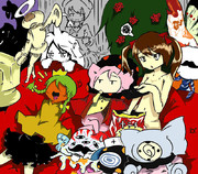 魔女さんの集合絵