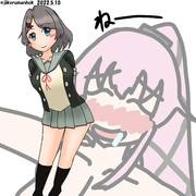 成長した第三〇号海防艦と昇天する由良