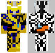 マイクラスキン　仮面ライダーセイバー　深罪の三重奏