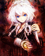 瀟洒な時計の少女