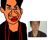 松岡修造描いてみた。