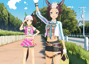 三人で買い出し