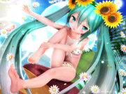 【ちびミクちゃん萌えリンク】おみあしさんを いっぱい見せちゃう♡