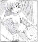 試着中レーベくん