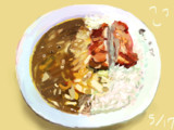 ココ○チのパリパリチキンカレー。