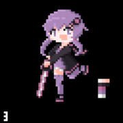 【ドット絵GIF】結月ゆかり