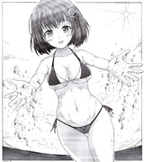 濡れ戯れ羽黒さん。