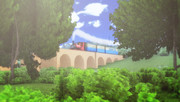 森と橋とスカーロイ(絵画風)