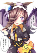 ハロウィン　ライスシャワーちゃん
