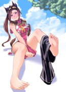 おい！怪我したんだって？見せてみろ☆大丈夫か？