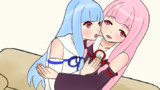 作画崩壊する茜ちゃんと葵ちゃん