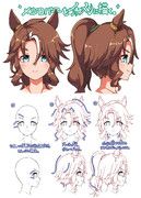 メジロパーマーさんをイケメンに描きたい