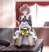 隙をみて提督室で勝負を仕掛けるメイド・シェフィールド