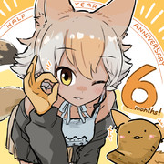 コヨちゃん配信6ヶ月記念絵