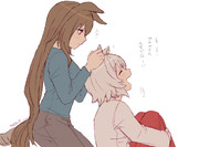 【ウマ娘】カレンの耳を触らせてもらうアヤベさん