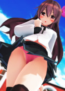 ローアングル如月ちゃん