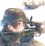 対人狙撃銃 自衛隊 ニコニコ静画 イラスト