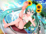 【ちびミクちゃん萌えリンク】足裏さんを見て～♡