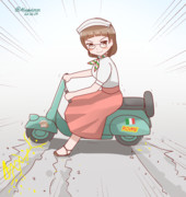 AKIRAごっこをする休日のローマさん