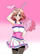 チアガール由比ヶ浜結衣さんで、みなさんをエール！！