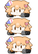 荒野を走るフクキタルの列〜