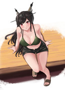 縁側の長門さん