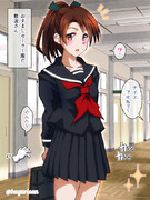 おすましセーラー服だ敷波さん