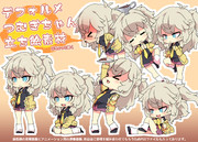 デフォルメつむぎちゃん立ち絵素材