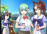 出会って秒で意気投合したウマ娘と艦娘