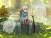 いい感じの石があるよお嬢！